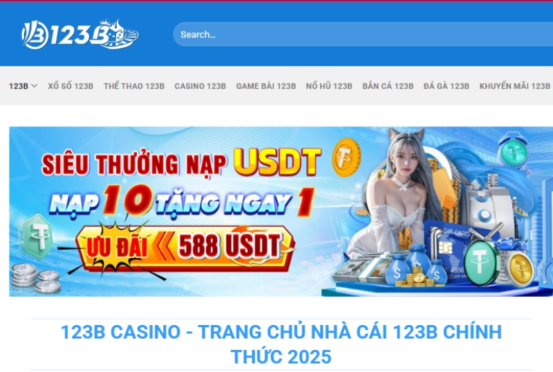 Danh mục trò chơi đa dạng tại 123B