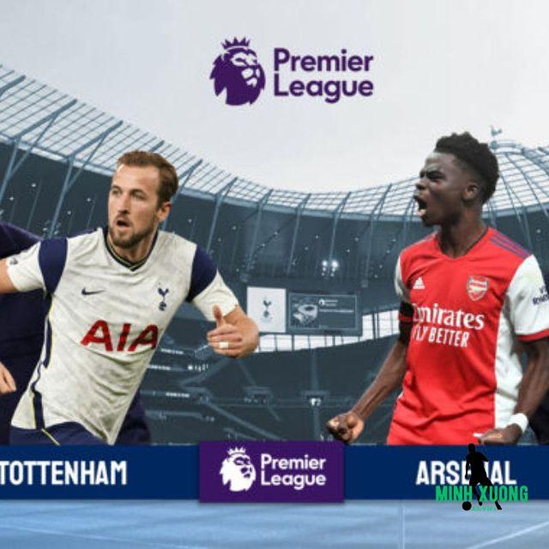 Hình ảnh so sánh danh hiệu của hai đội bóng Arsenal và Tottenham đã giành được.