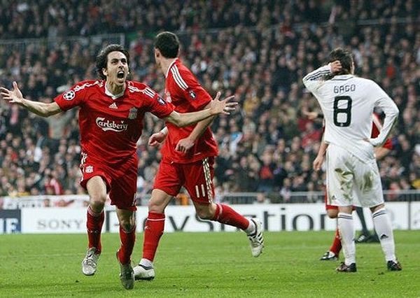 Real Madrid thua chung cuộc 0-5 trước Liverpool ở vòng 1/8 Champions League mùa 2008/09