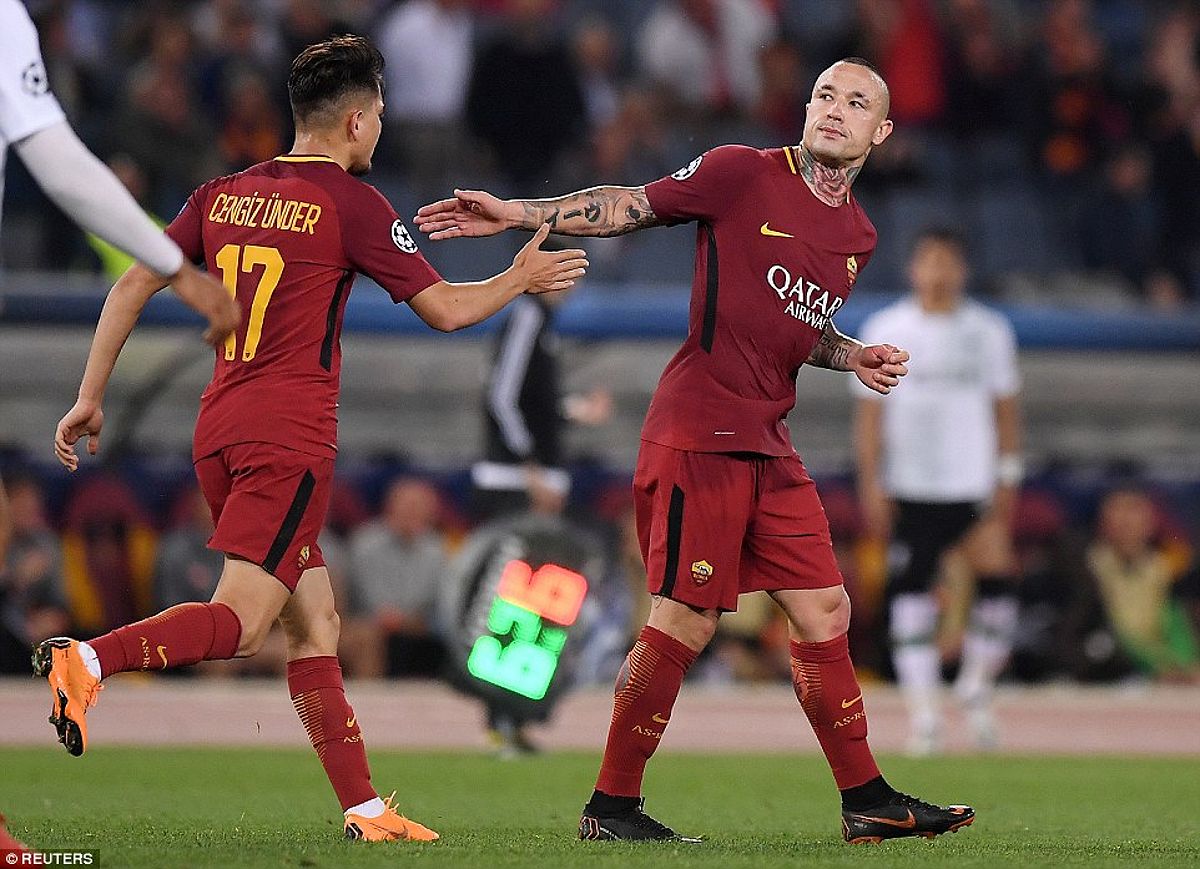 Roma không thể vào chung kết dù thắng Liverpool 4-2