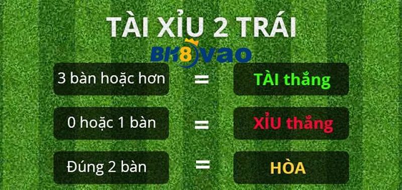 Tài xỉu 2 trái