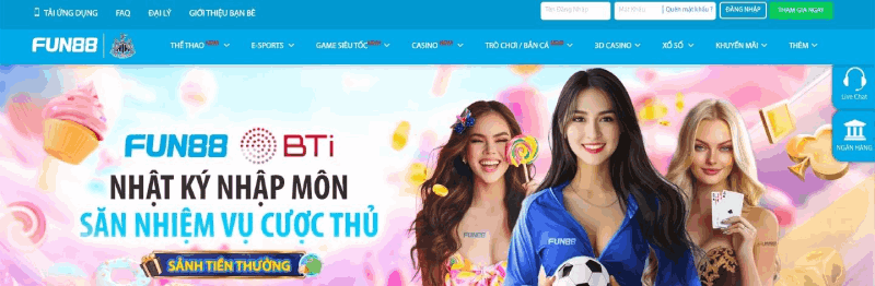 Giới thiệu tổng quan về nhà cái trực tuyến Fun88