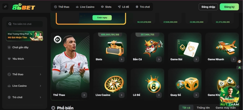86Bet - Nhà cái uy tín, đẳng cấp Châu Âu