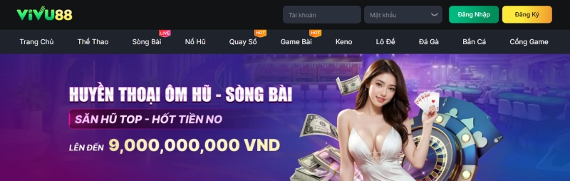 VIVU88 – Nhà cái online hàng đầu Việt Nam