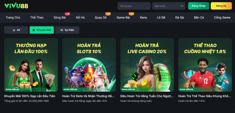 VIVU88 – Nhà cái online hàng đầu Việt Nam