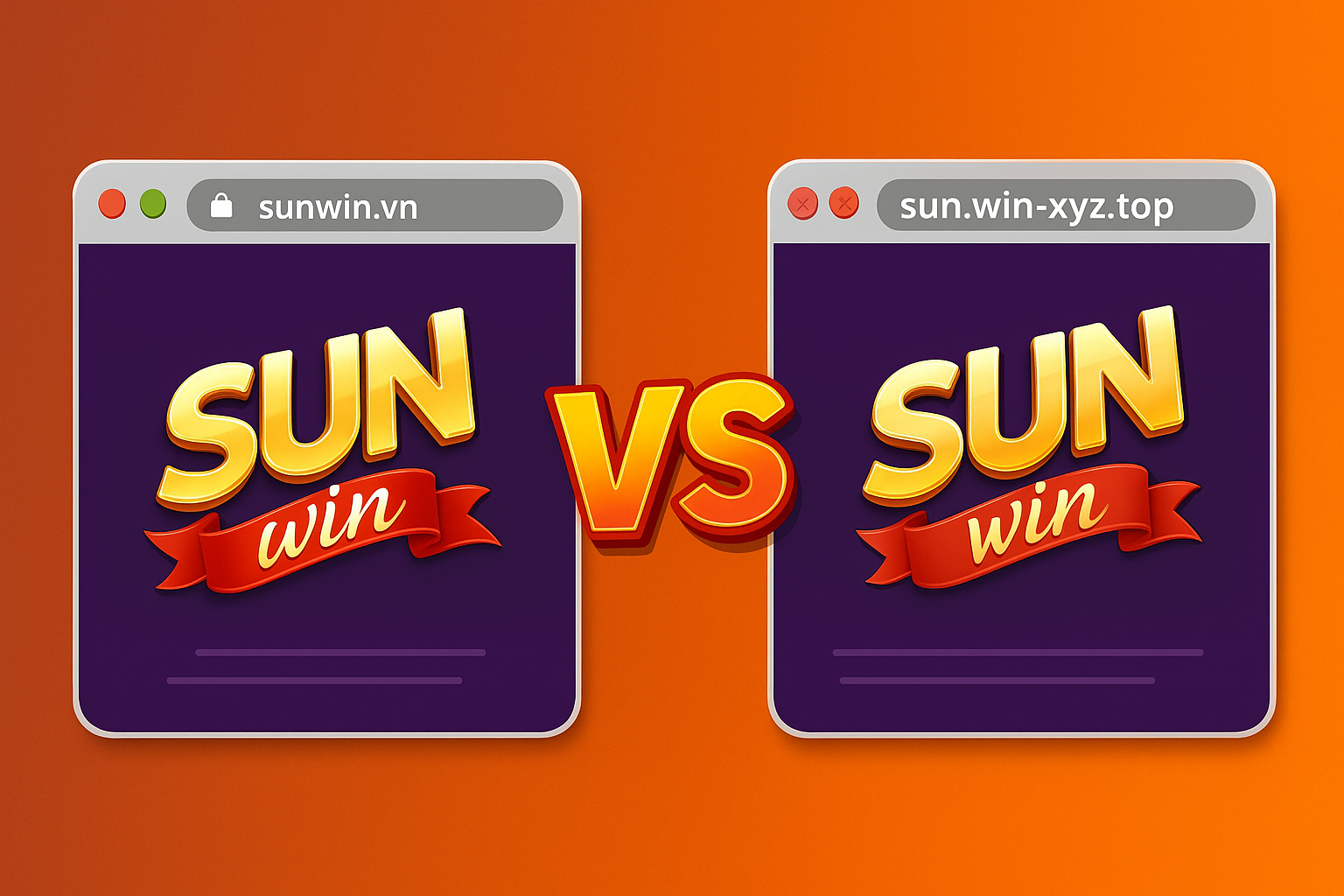 Nhận Biết Sunwin Thật Và Giả Dành Cho Người Mới Chơi 5 Tên miền và link truy cập