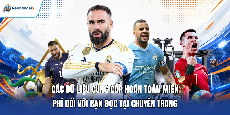 Các dữ liệu cung cấp hoàn toàn miễn phí đối với bạn đọc tại chuyên trang