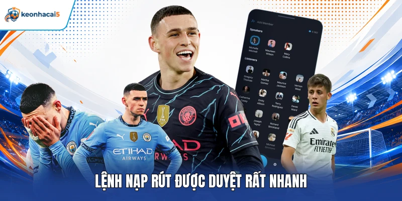 Lệnh nạp rút được duyệt rất nhanh