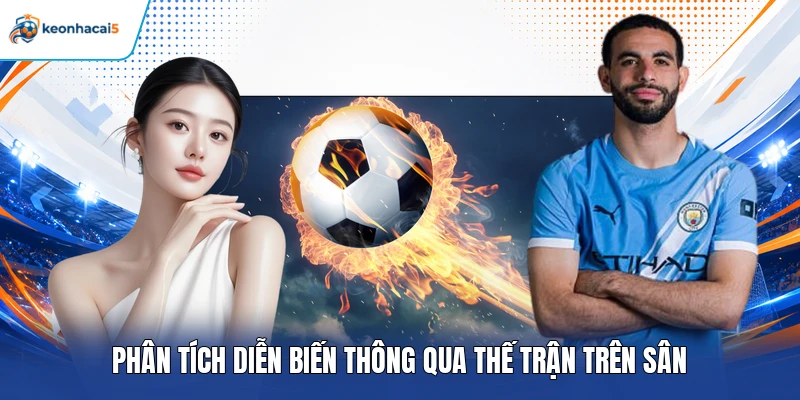 Phân tích diễn biến thông qua thế trận trên sân