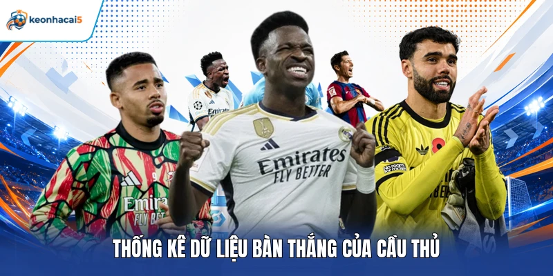 Thống kê dữ liệu bàn thắng của cầu thủ